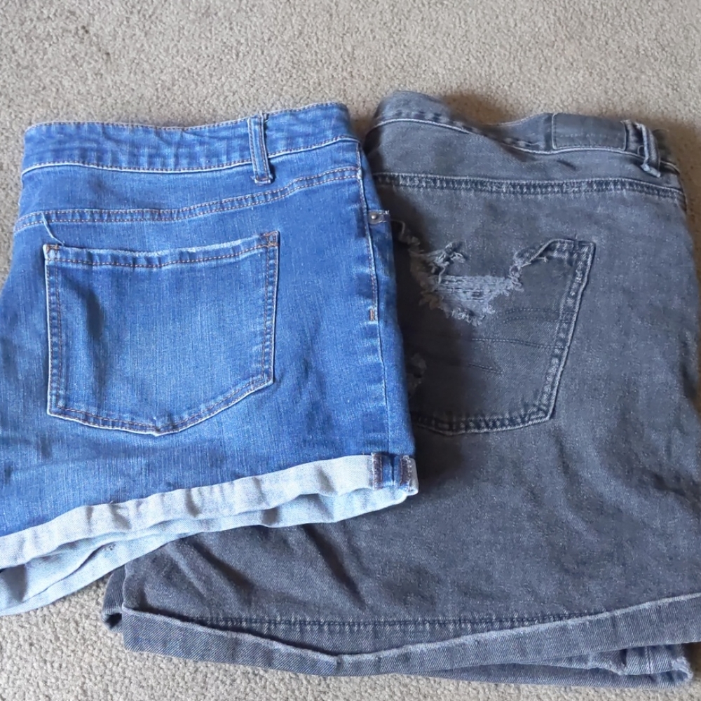 American Eagle/Time &True jean shorts